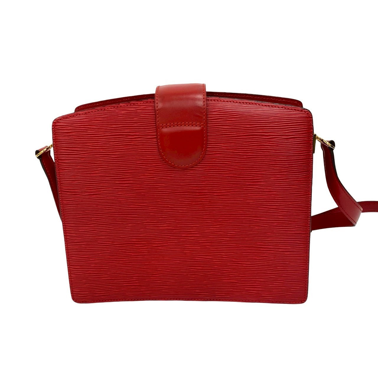 LOUIS VUITTON Shoulder Bag Epi Leather Red Epi Capuchin