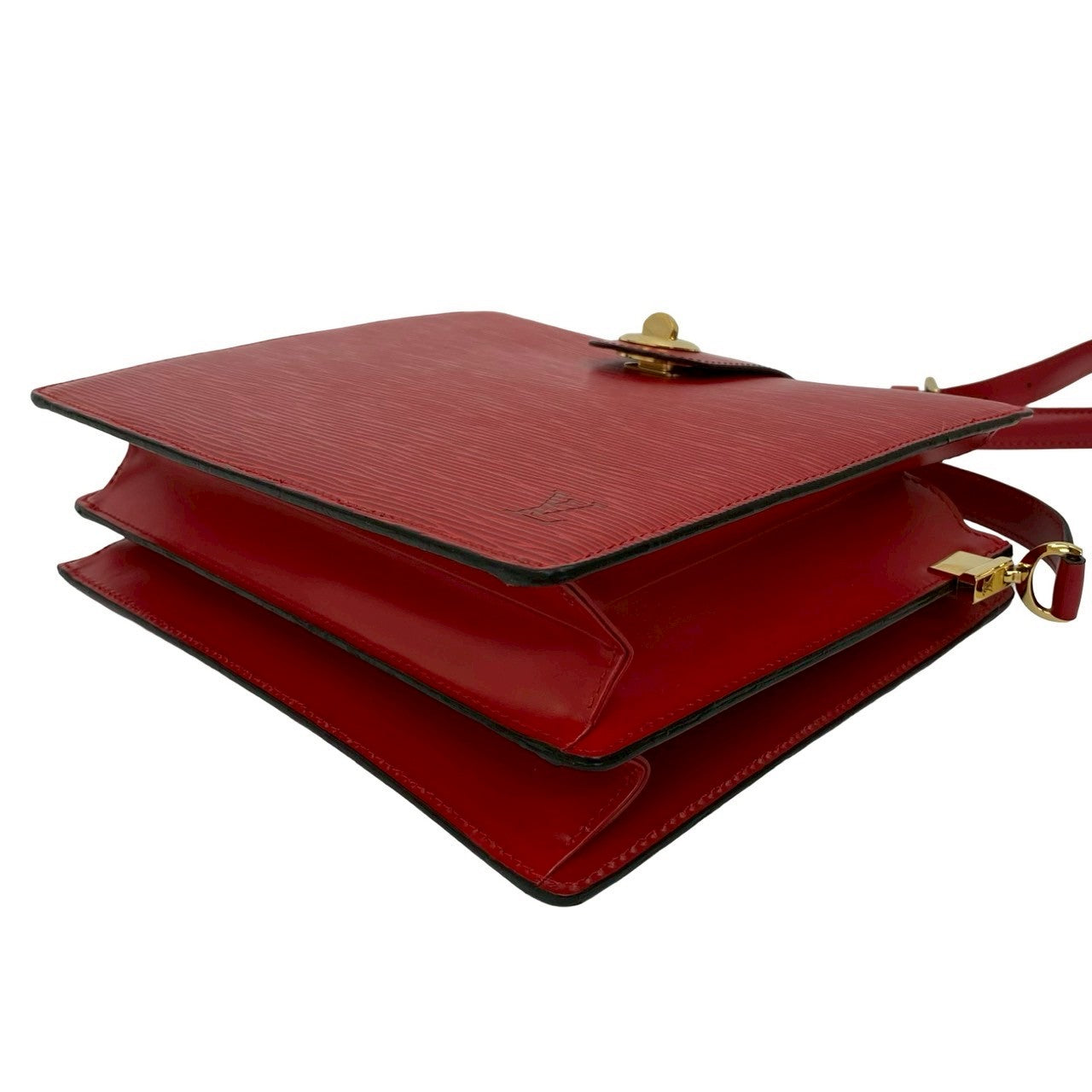 LOUIS VUITTON Shoulder Bag Epi Leather Red Epi Capuchin