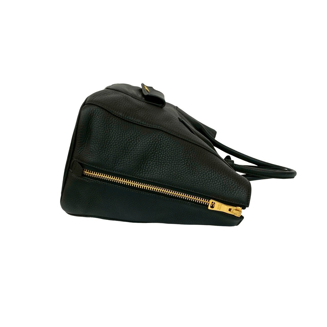 PRADA Shoulder Bag leather black