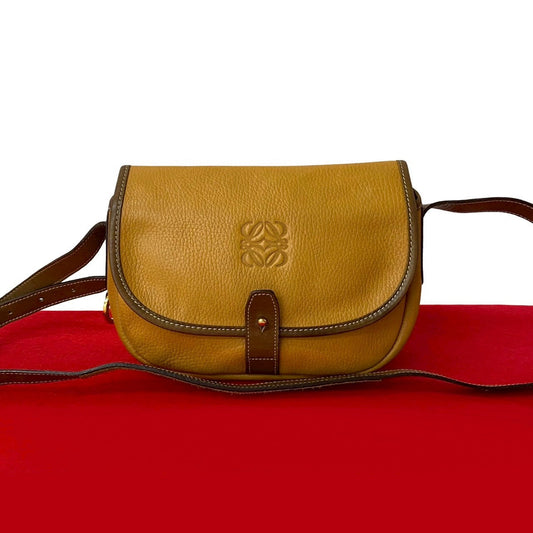 LOEWE Shoulder Bag leather Brown