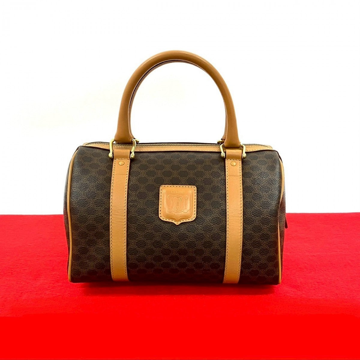 CELINE Handbag leather Brown