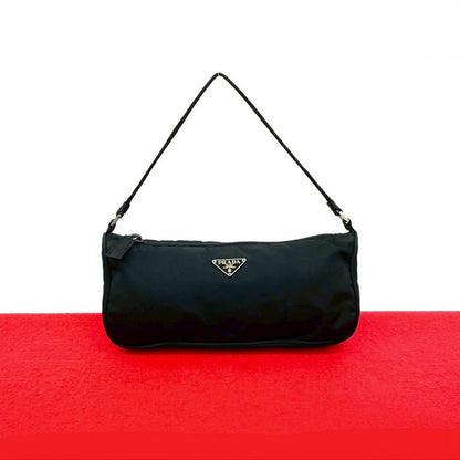 PRADA Handbag Nylon black