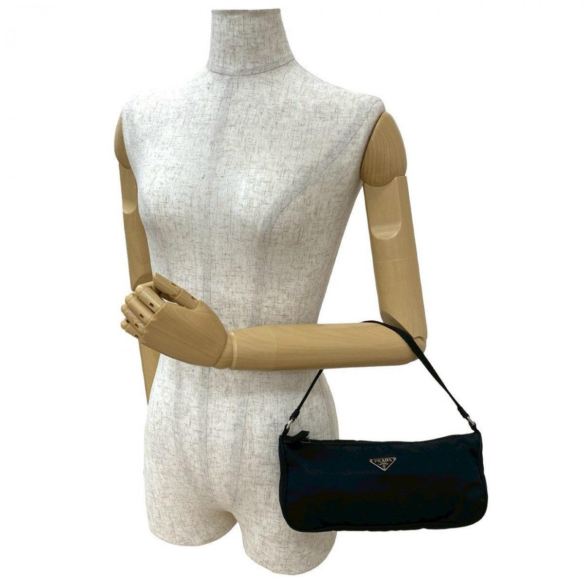 PRADA Handbag Nylon black