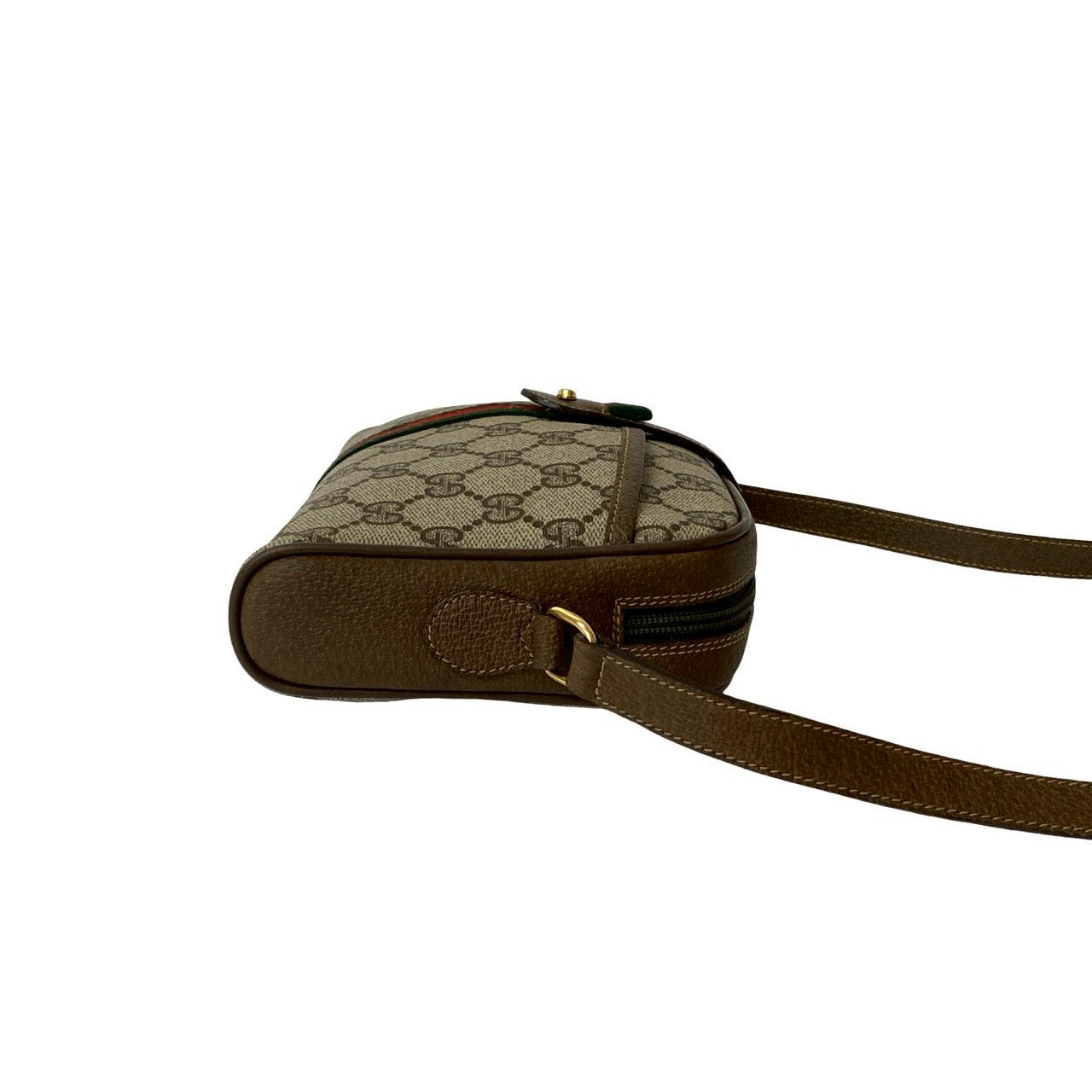GUCCI Shoulder Bag leather Brown Sherry line