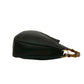 GUCCI Shoulder Bag leather black Bamboo