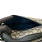 GUCCI Shoulder Bag leather Navy Sherry line