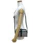 GUCCI Shoulder Bag leather Navy Sherry line