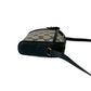 GUCCI Shoulder Bag leather Navy Sherry line