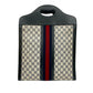 GUCCI Handbag leather Navy Sherry line