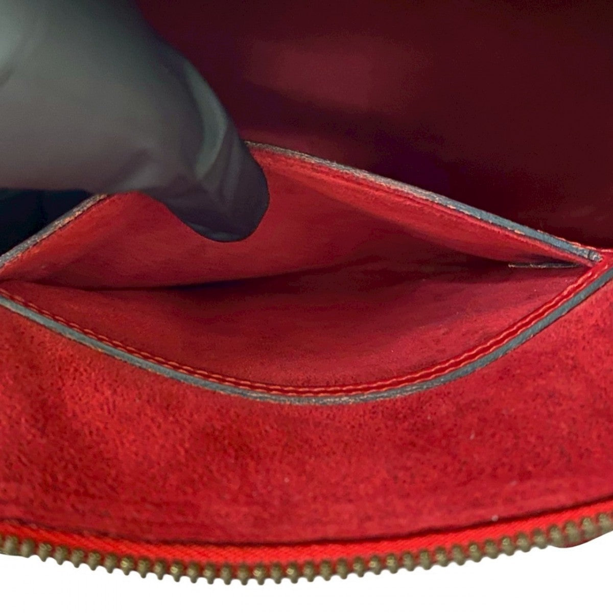LOUIS VUITTON Handbag Epi Leather Red Epi Alma PM