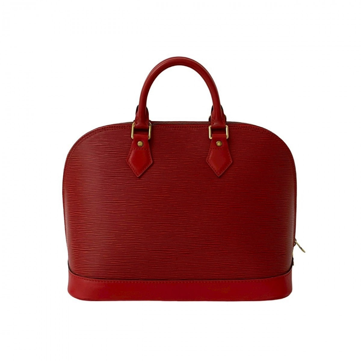 LOUIS VUITTON Handbag Epi Leather Red Epi Alma PM