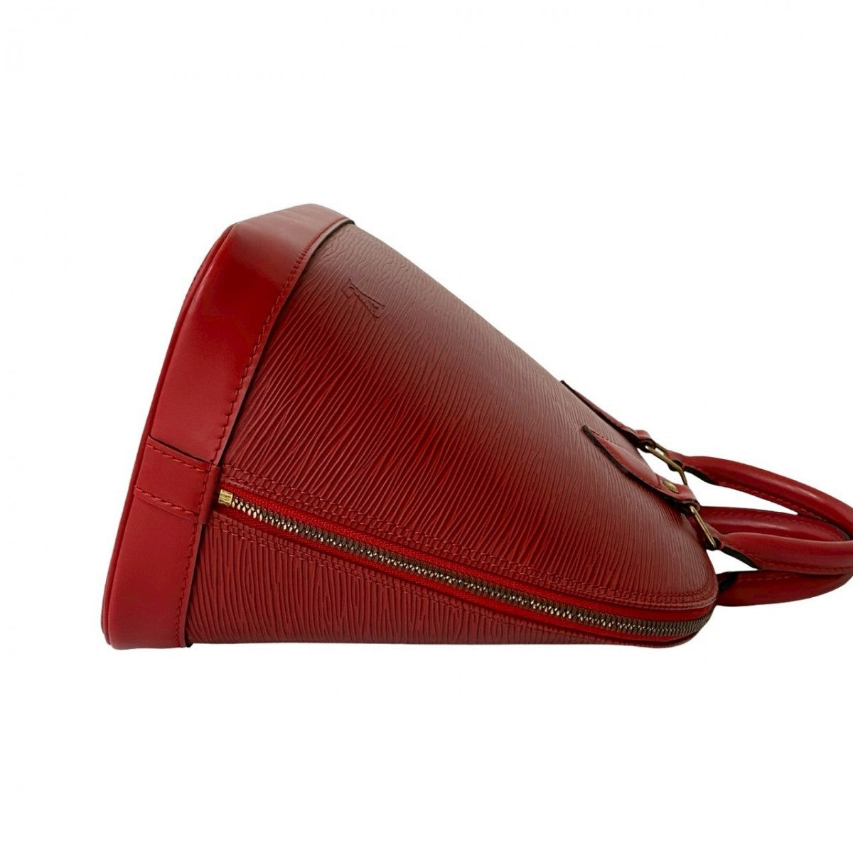 LOUIS VUITTON Handbag Epi Leather Red Epi Alma PM