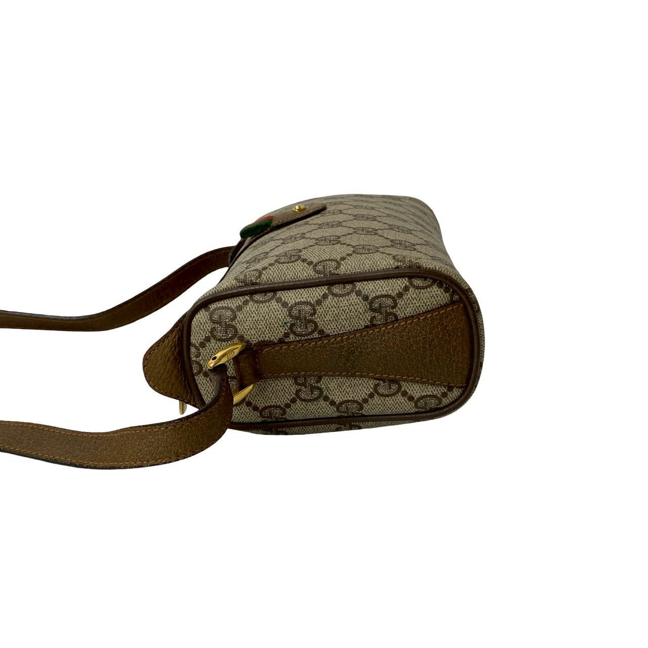 GUCCI Shoulder Bag leather Brown Sherry line