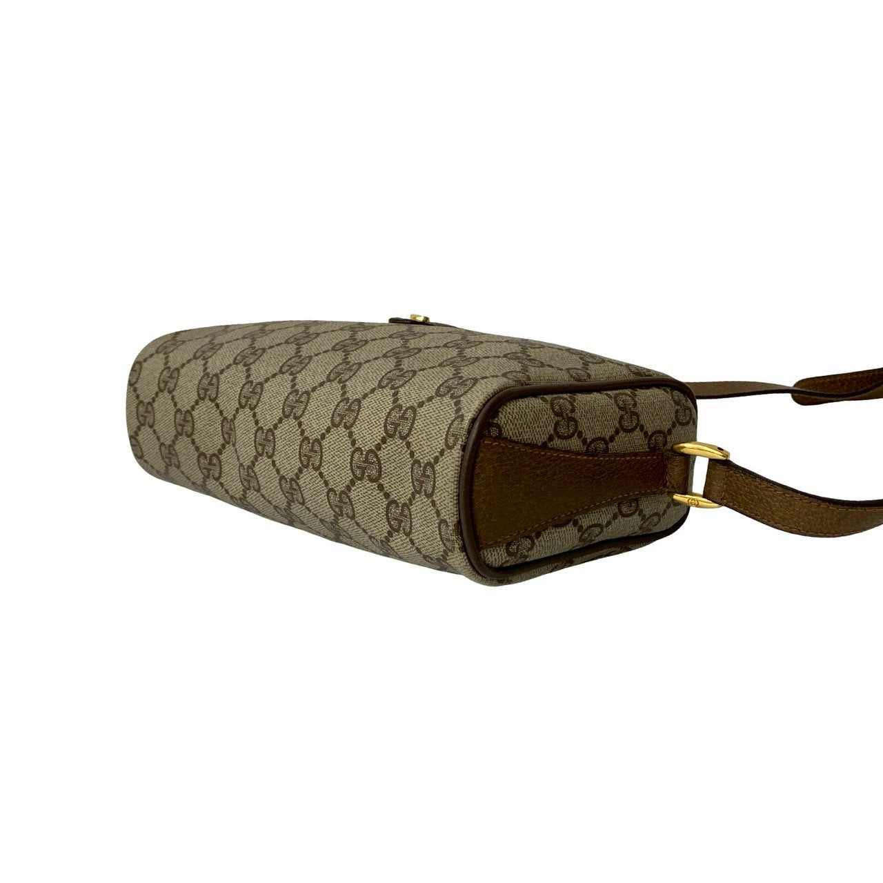 GUCCI Shoulder Bag leather Brown Sherry line
