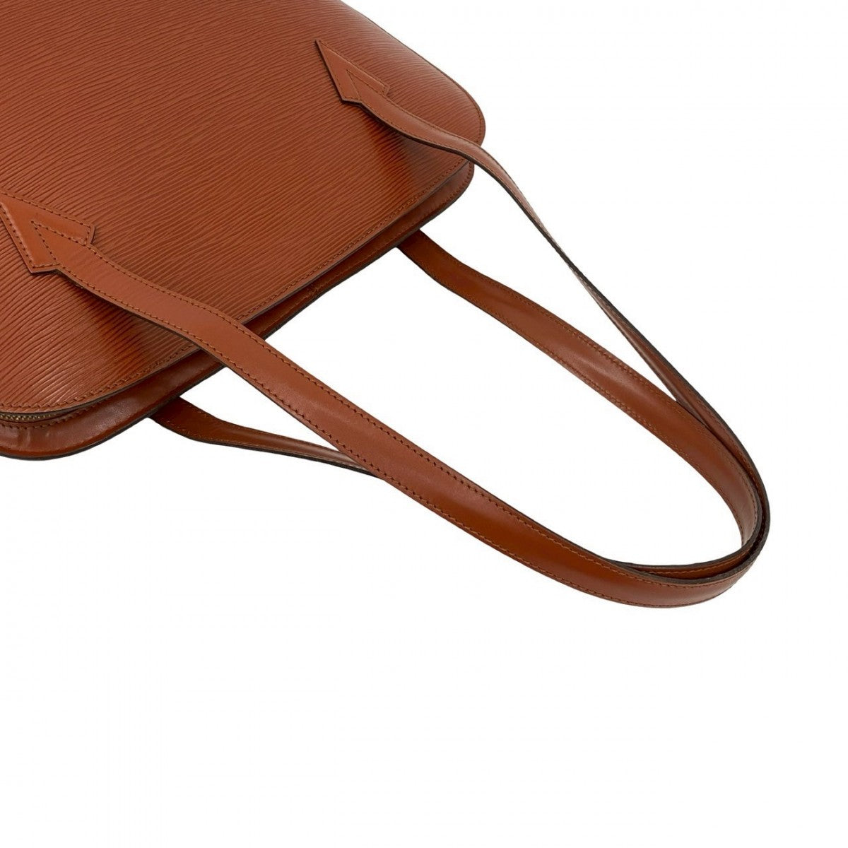 LOUIS VUITTON Tote Bag Epi Leather Brown Epi Ryu Sac