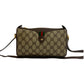GUCCI Shoulder Bag leather Brown Sherry line