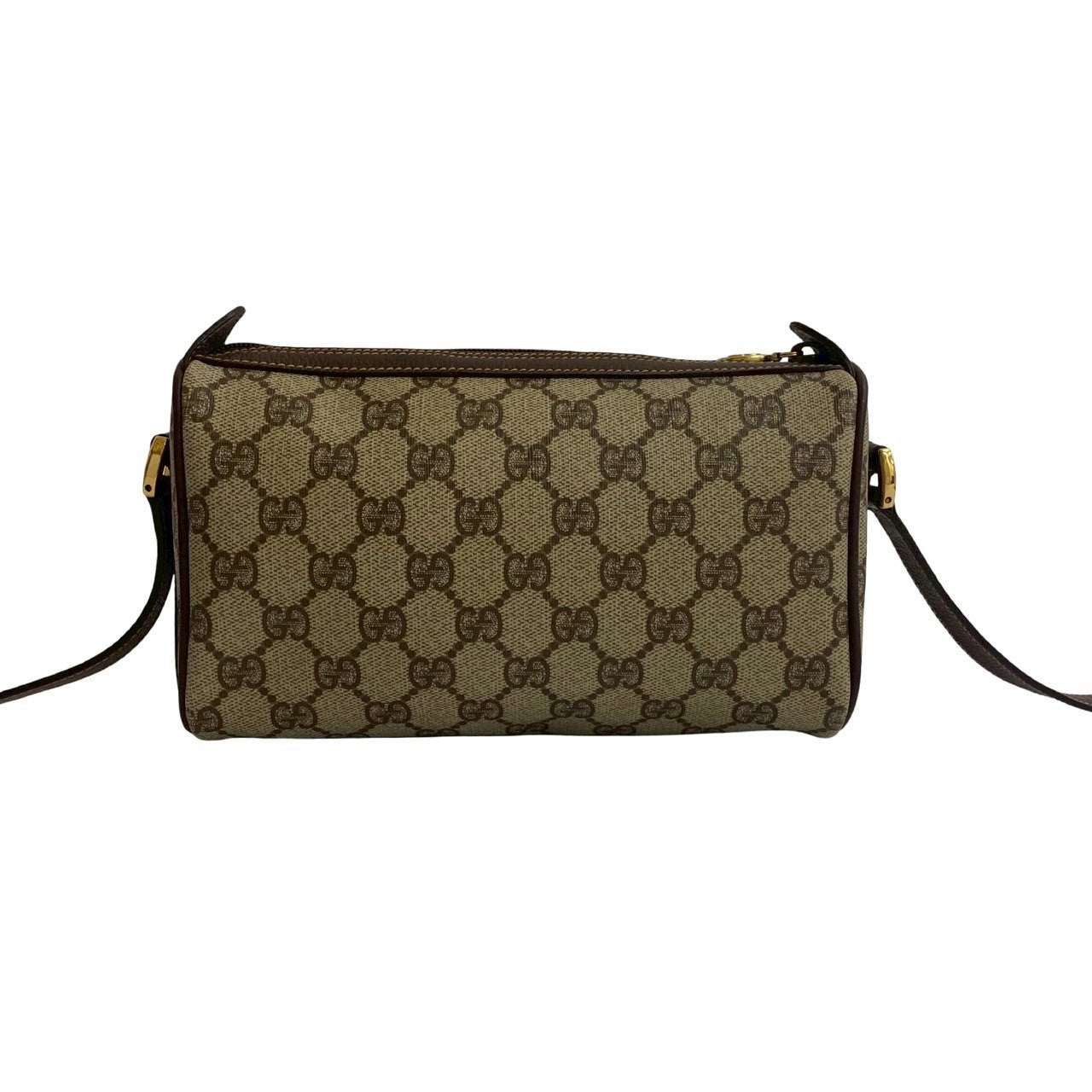 GUCCI Shoulder Bag leather Brown Sherry line