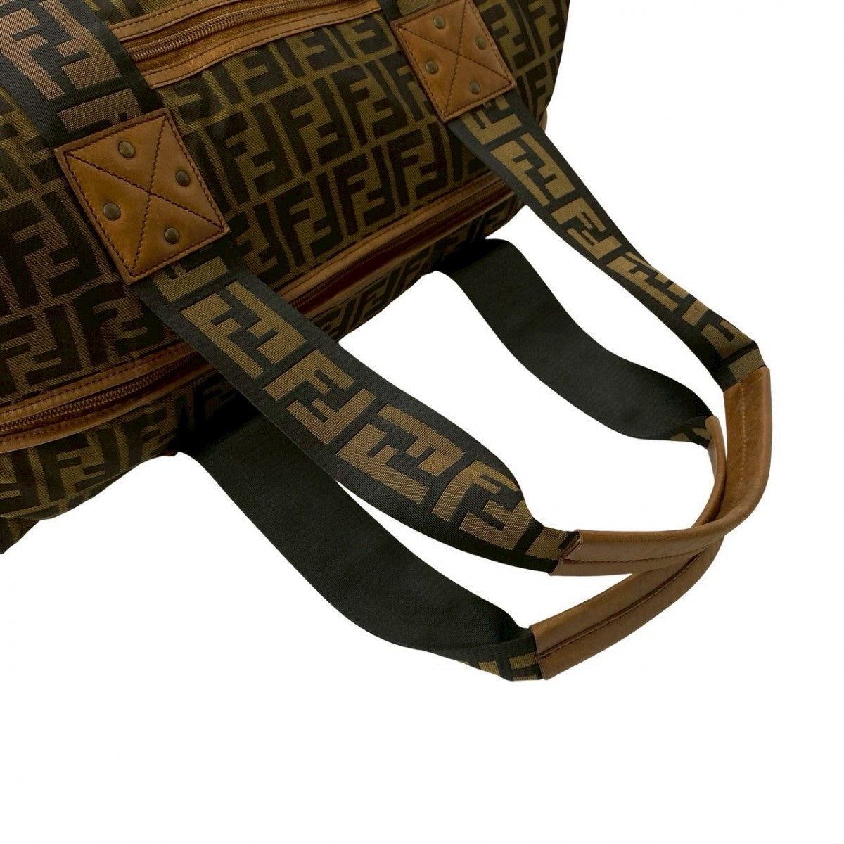 FENDI Tote Bag leather Brown
