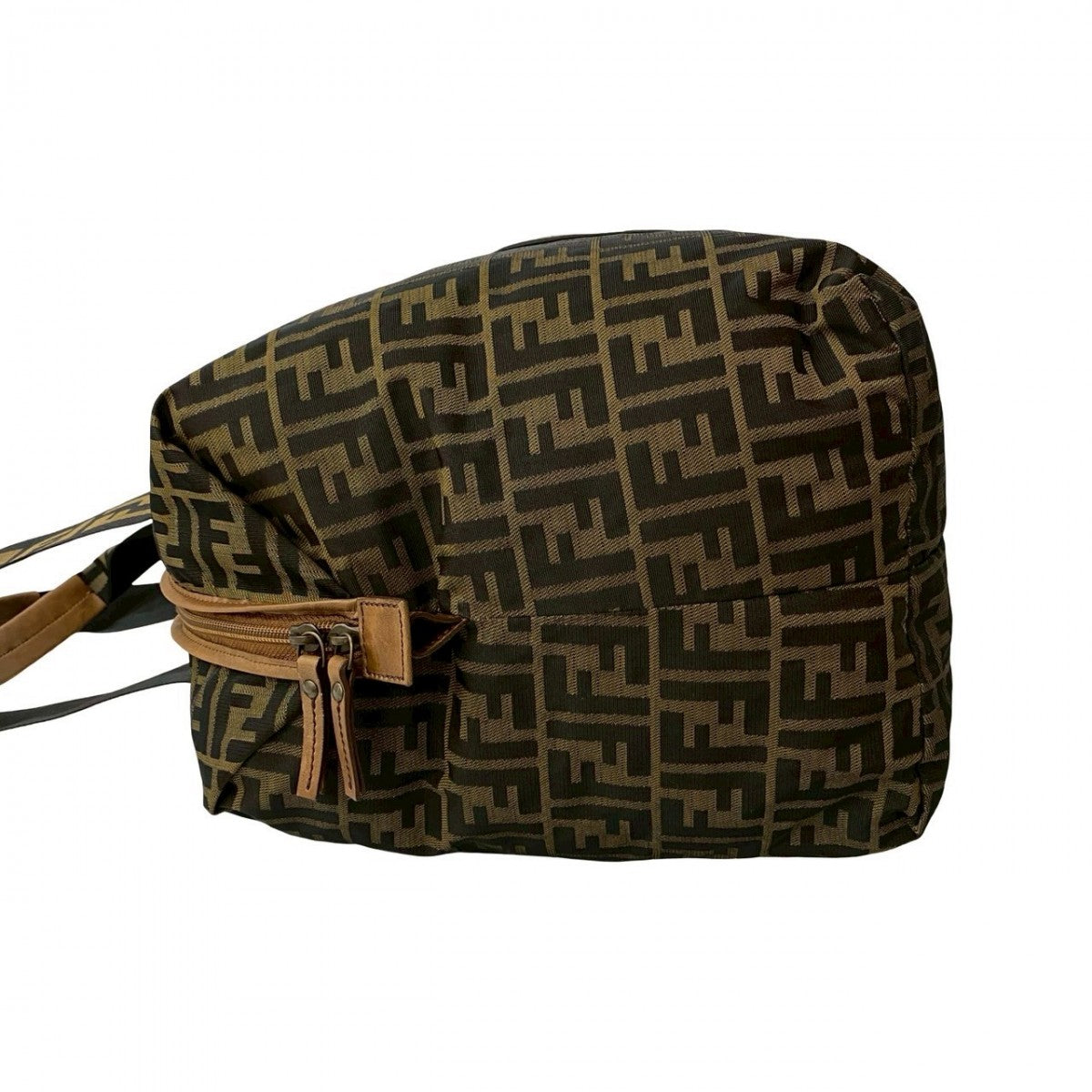 FENDI Tote Bag leather Brown