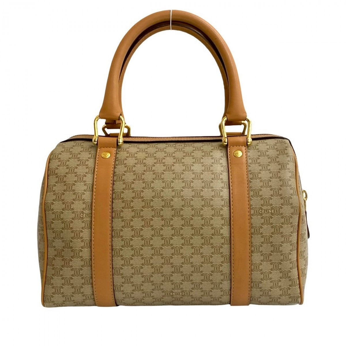 CELINE Handbag leather beige