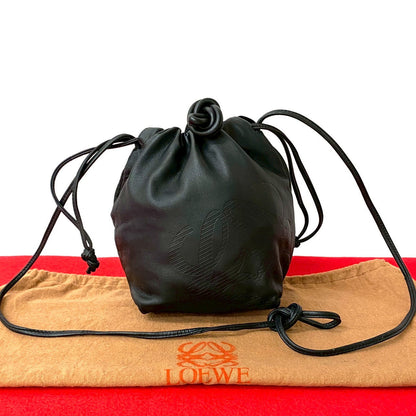 LOEWE Shoulder Bag leather black