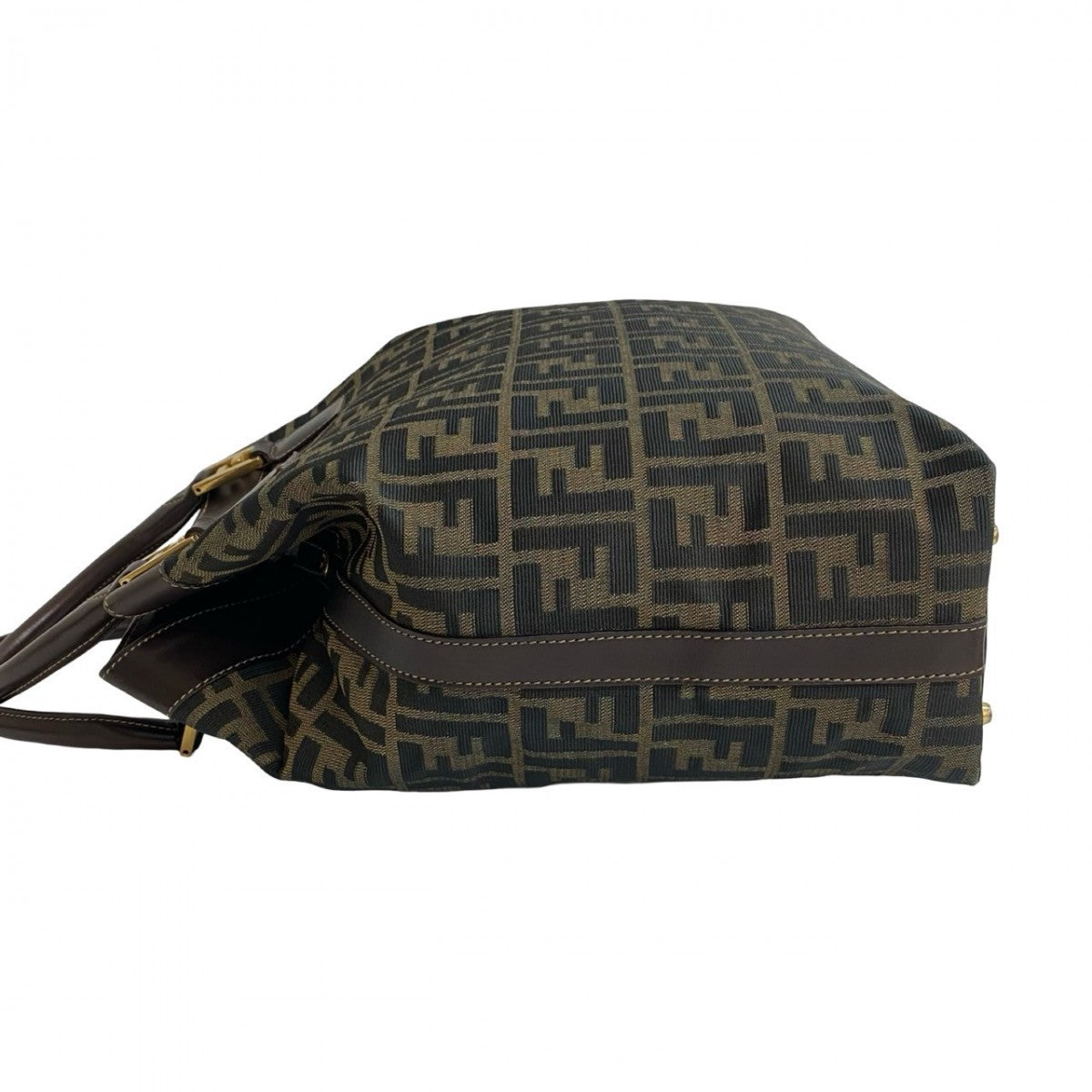 FENDI Shoulder Bag canvas Brown