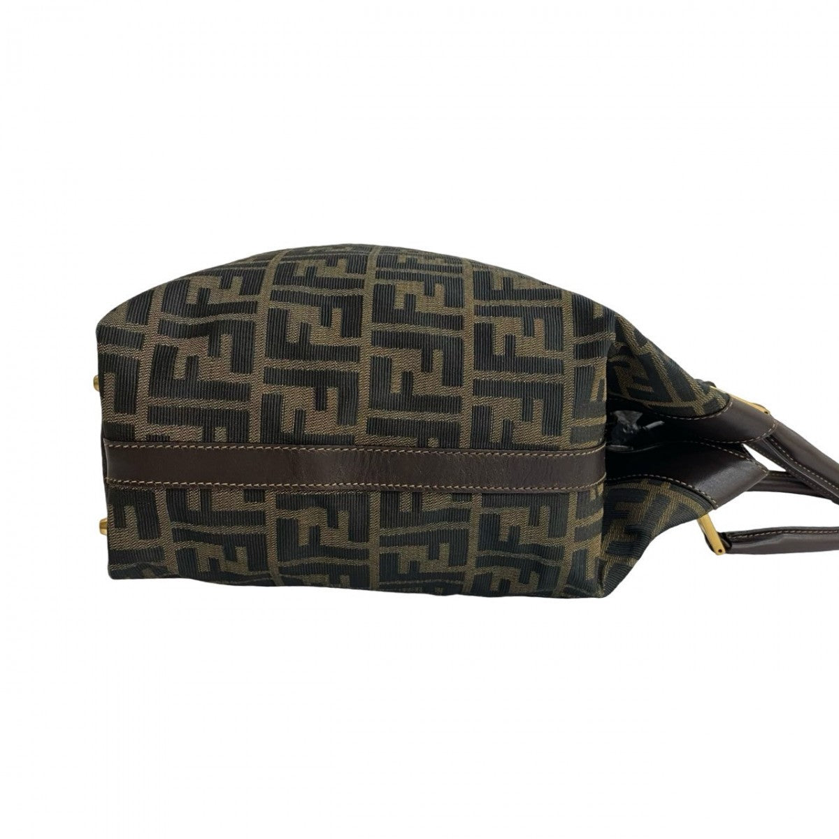 FENDI Shoulder Bag canvas Brown
