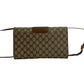 GUCCI Shoulder Bag leather Brown
