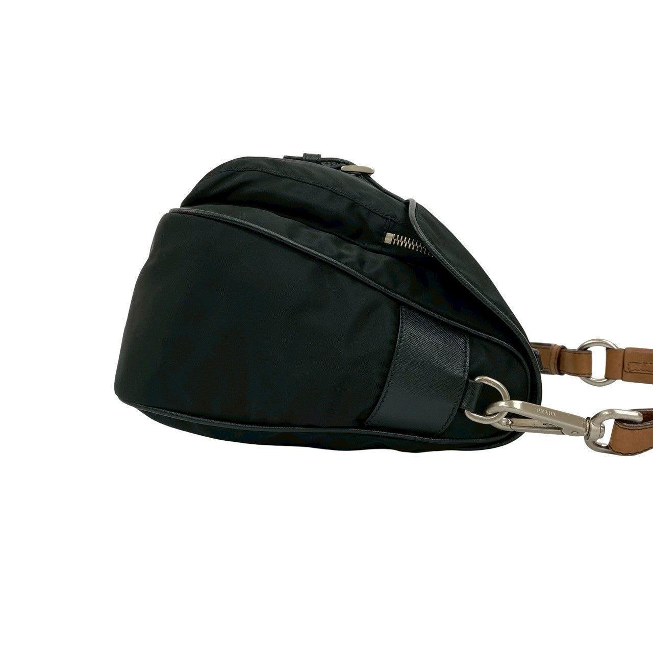 PRADA Handbag leather black