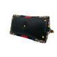 GUCCI Handbag canvas Navy Sherry line