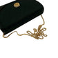 GUCCI Shoulder Bag Satin black ChainShoulder