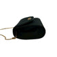 GUCCI Shoulder Bag Satin black ChainShoulder