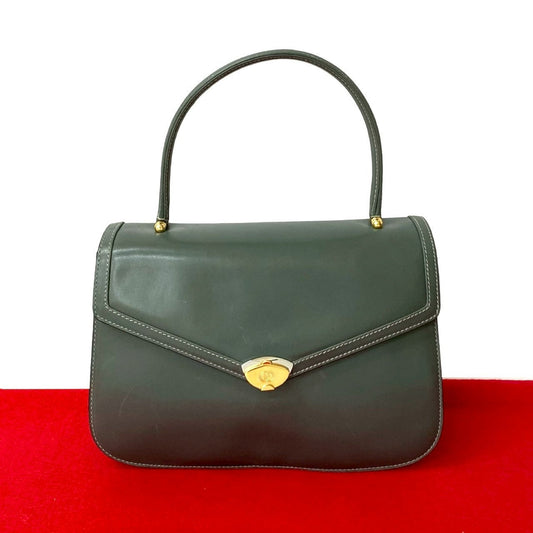 GUCCI Handbag leather gray