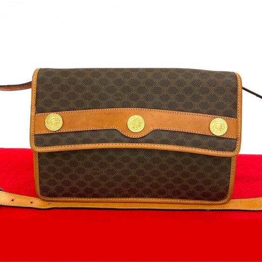 CELINE Shoulder Bag leather Brown