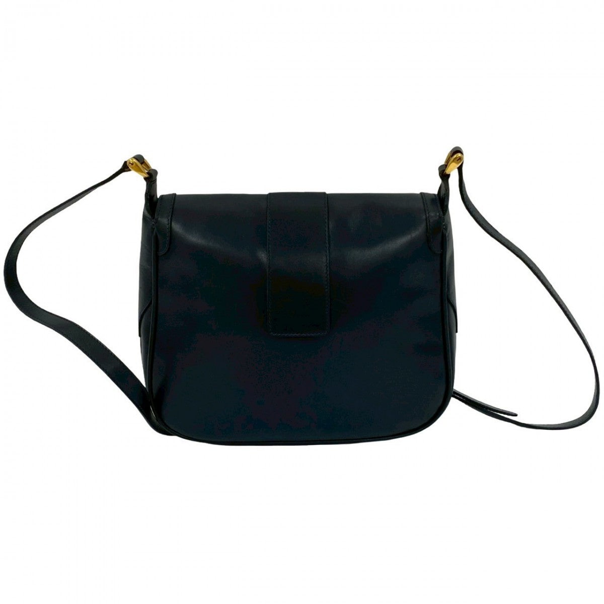 GUCCI Shoulder Bag Calfskin Navy