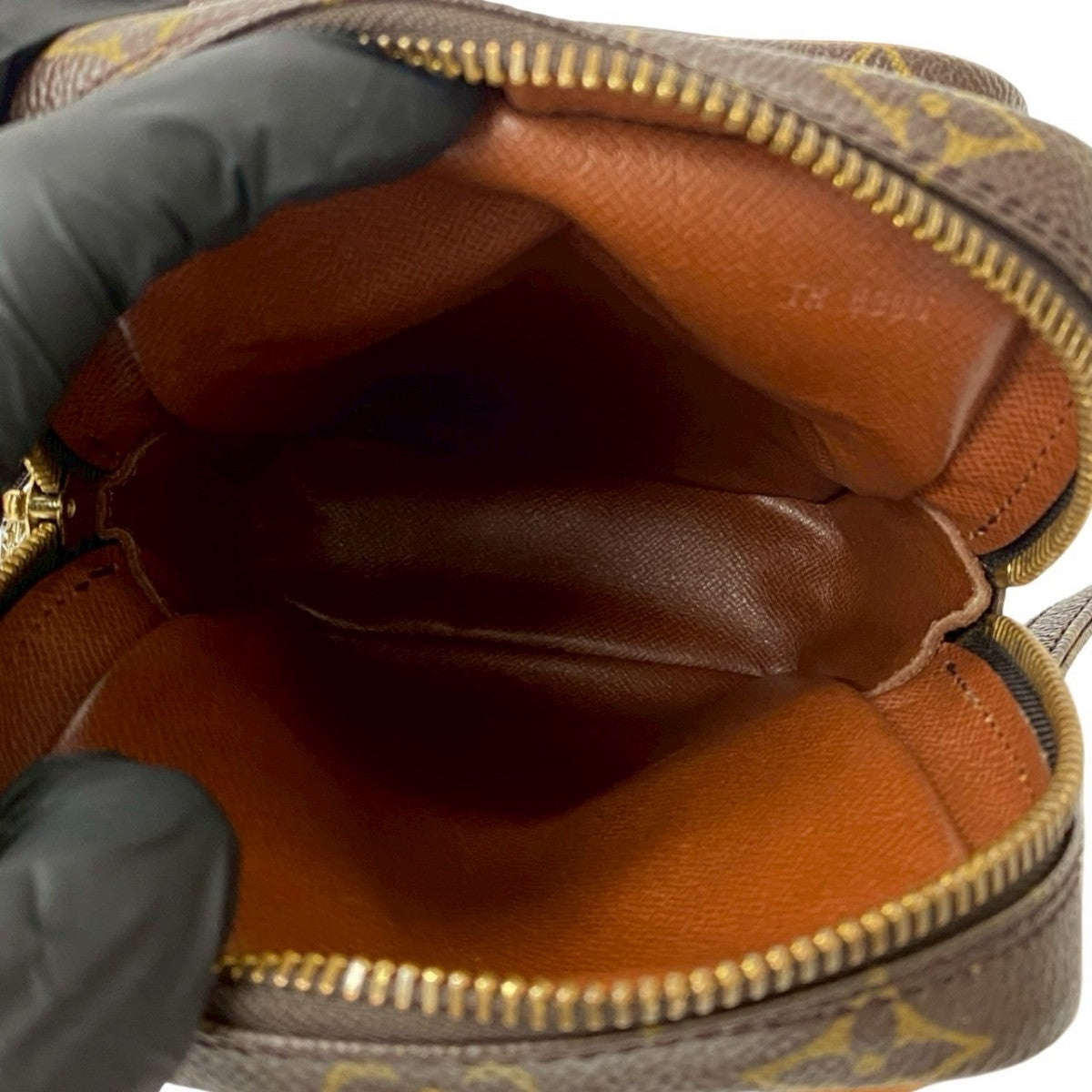 LOUIS VUITTON Shoulder Bag leather Brown Monogram Amazone