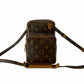LOUIS VUITTON Shoulder Bag leather Brown Monogram Amazone