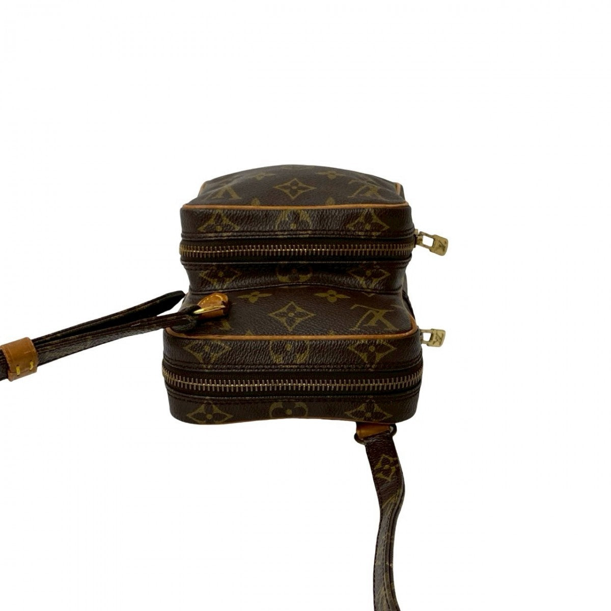 LOUIS VUITTON Shoulder Bag leather Brown Monogram Amazone
