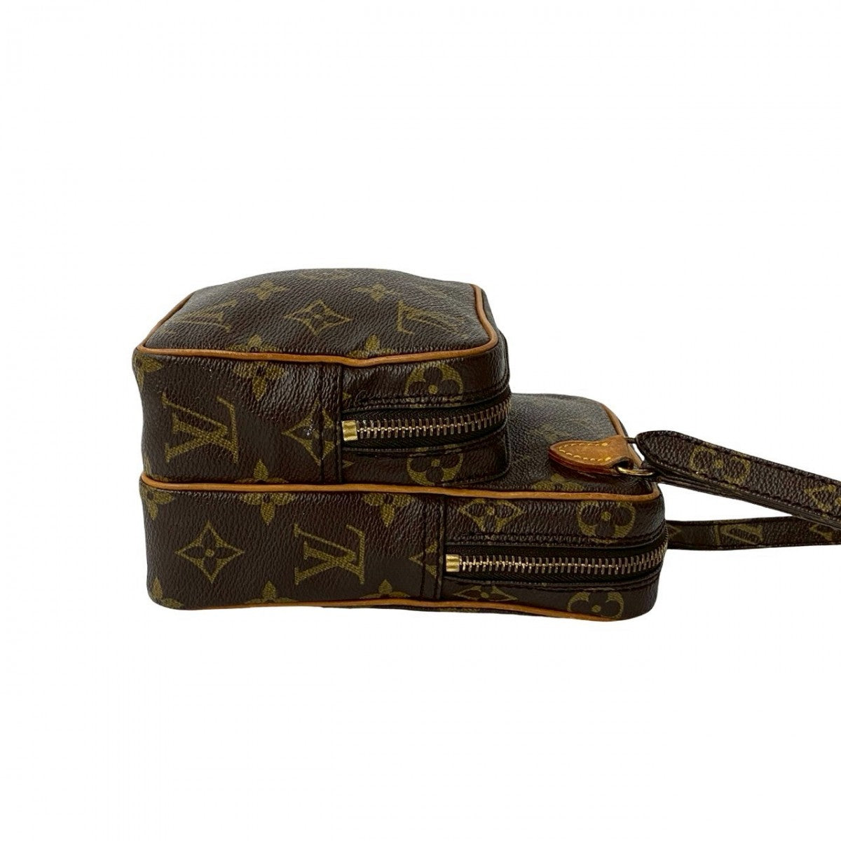 LOUIS VUITTON Shoulder Bag leather Brown Monogram Amazone