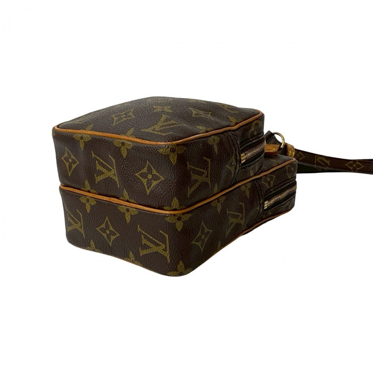 LOUIS VUITTON Shoulder Bag leather Brown Monogram Amazone