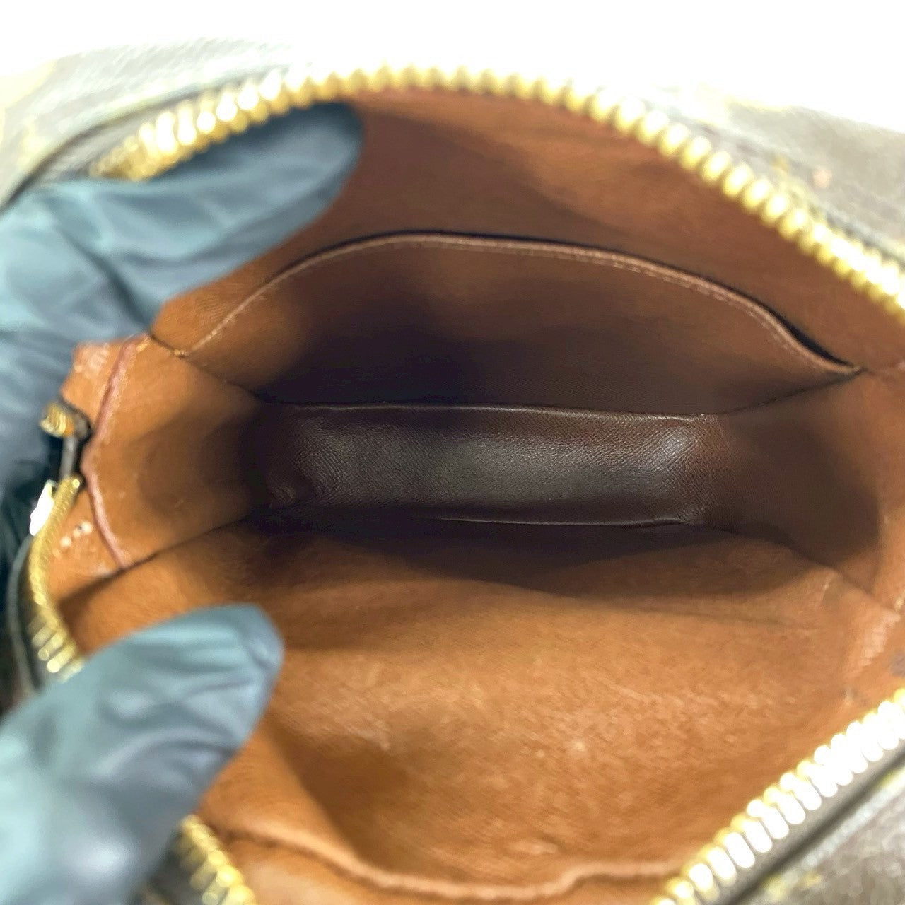 LOUIS VUITTON Shoulder Bag leather Brown Monogram Amazone