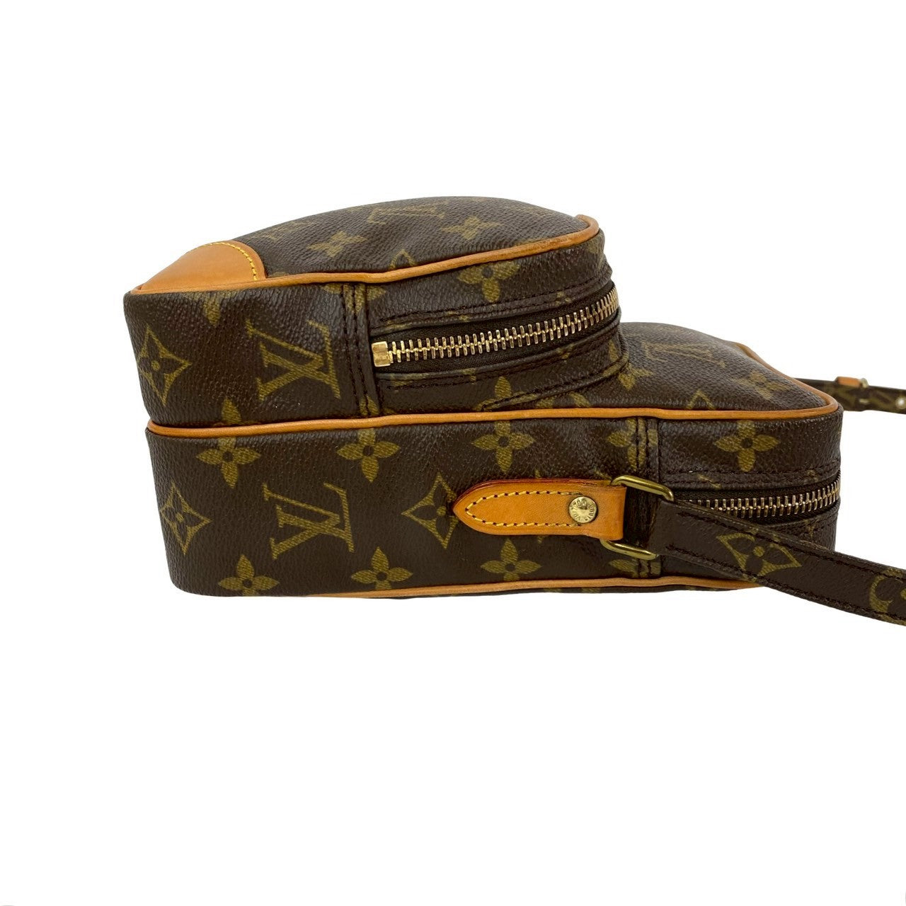 LOUIS VUITTON Shoulder Bag leather Brown Monogram Amazone