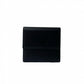 CHANEL Tri-fold wallet leather black
