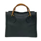 GUCCI Handbag leather black Bamboo