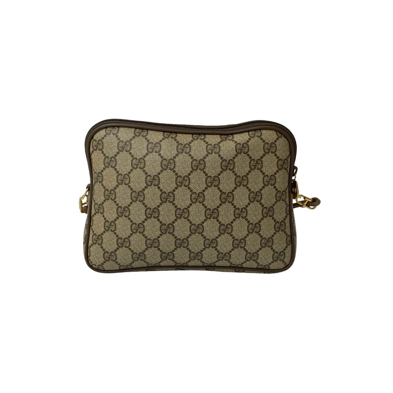 GUCCI Shoulder Bag leather Brown