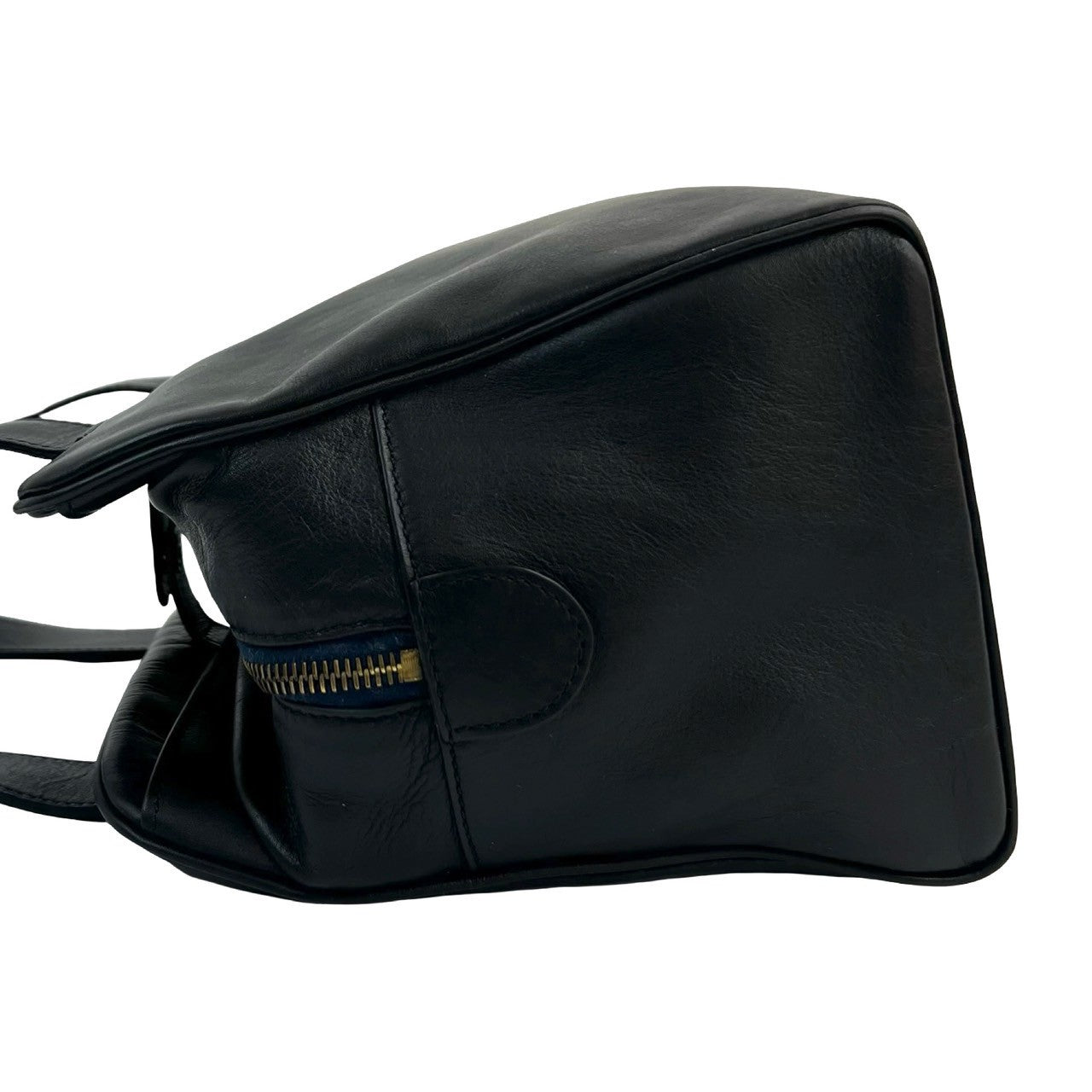 CELINE Handbag leather Navy
