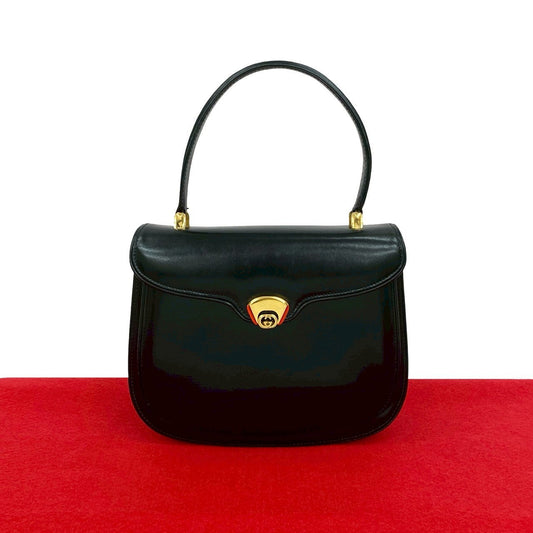 GUCCI Handbag Calfskin black