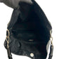 GUCCI Shoulder Bag leather black Bamboo