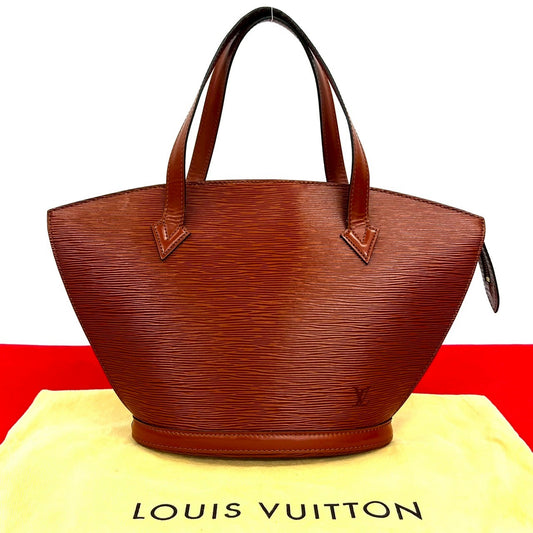 LOUIS VUITTON Handbag leather Brown Epi Sun jack