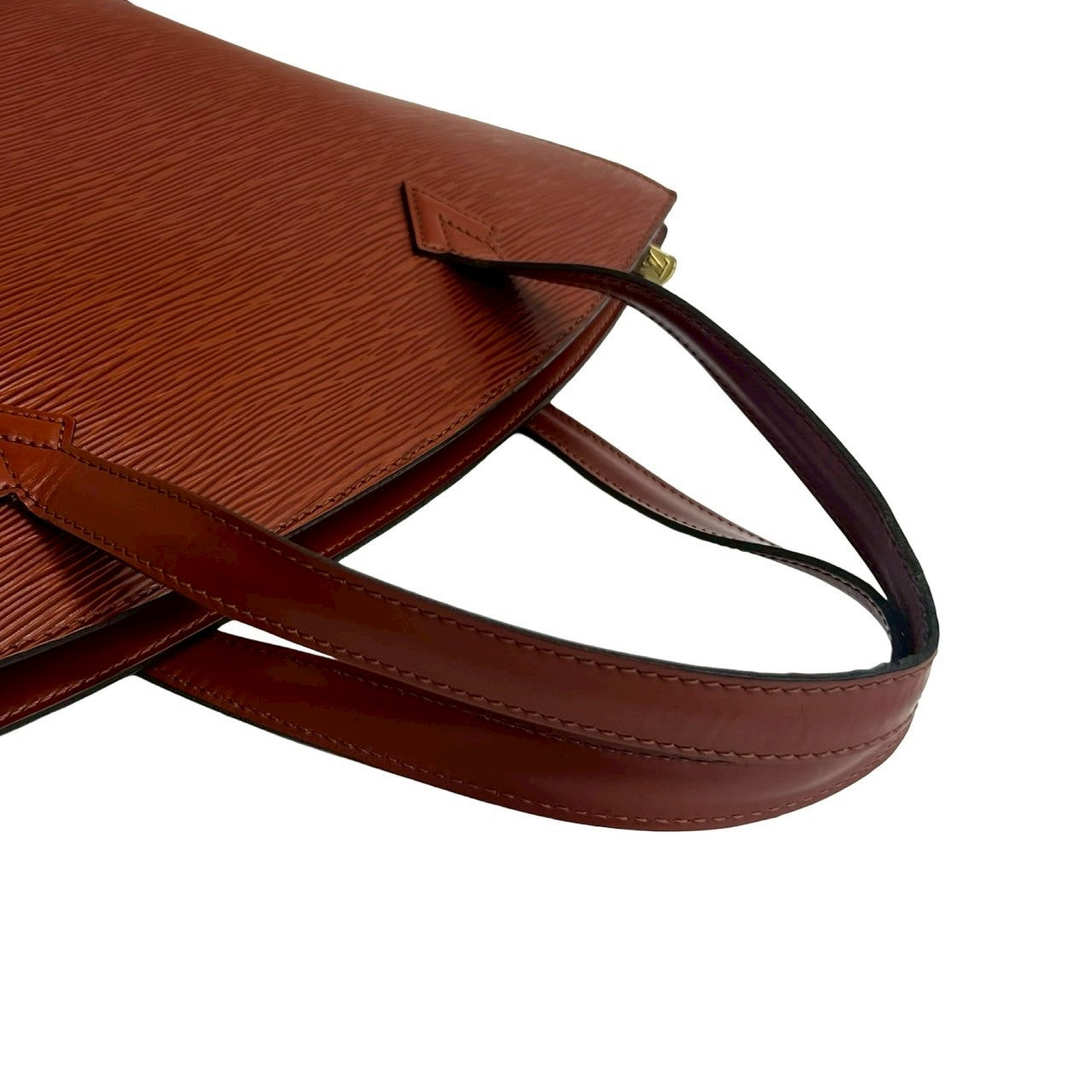 LOUIS VUITTON Handbag leather Brown Epi Sun jack